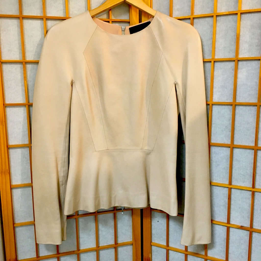 Pedro Lourenco Couture Leather Top.